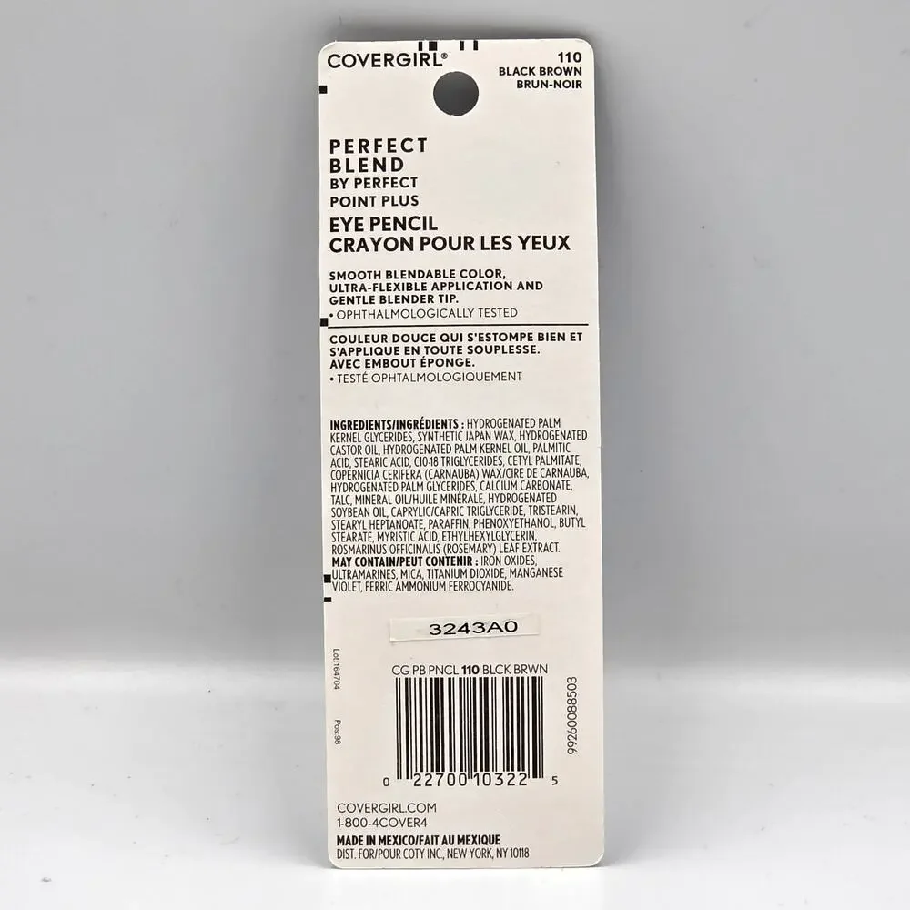 Covergirl Perfect Blend by Perfect Point+ Eye Pencil Blk Brown #110